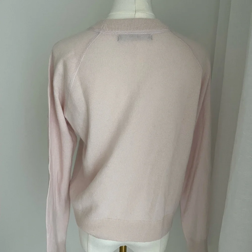 Quince Light Pink Crew Neck Sweater - Picture 7 of 7